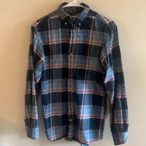Blue and Red Plaid Flannel